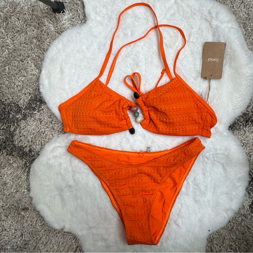 Samiol Chic Orange Bikini Set M 57